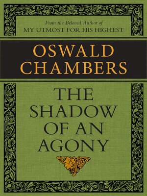 cover image of The Shadow of an Agony